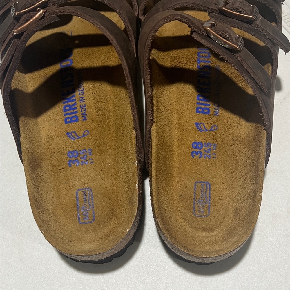 Birkenstock Florida Soft Footbed Sz 7 - Picture 6 of 6